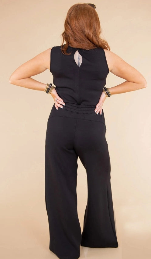 Sleeveless Daily Jumpsuit