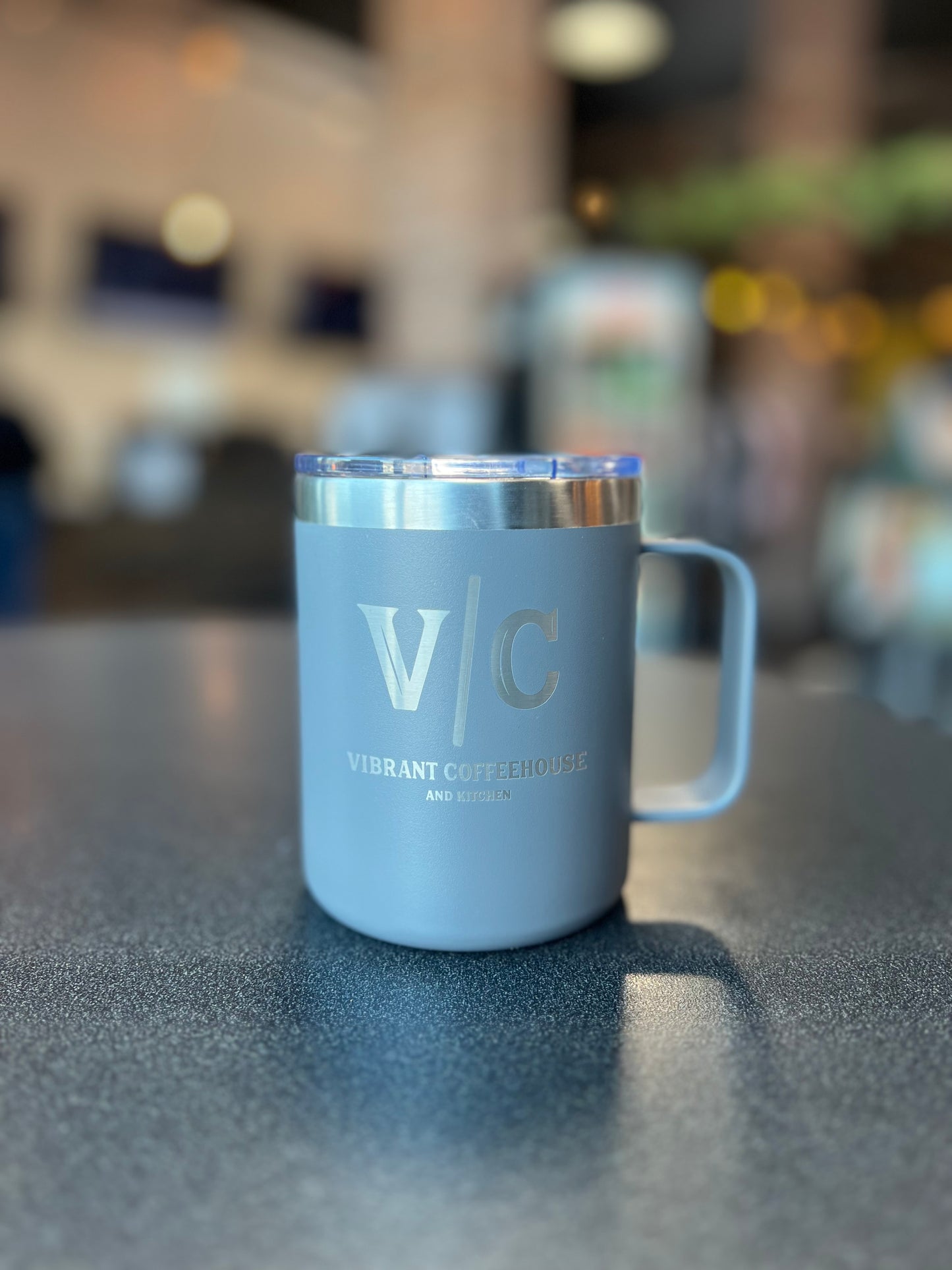 V/C Stainless Steel Mug 12 oz