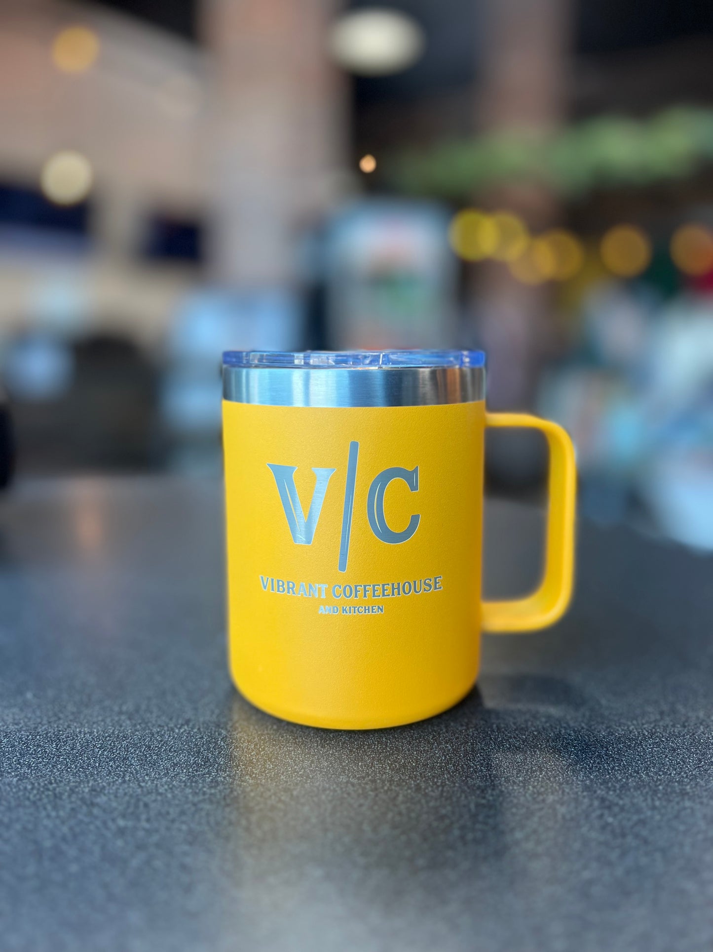 V/C Stainless Steel Mug 12 oz