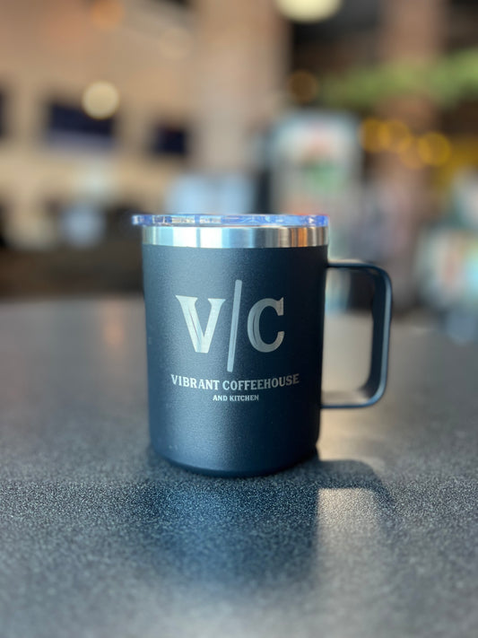 V/C Stainless Steel Mug 12 oz