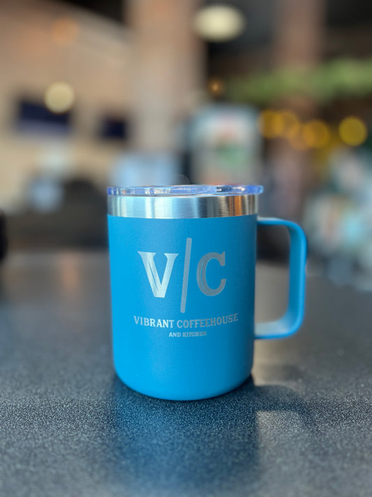 V/C Stainless Steel Mug 12 oz