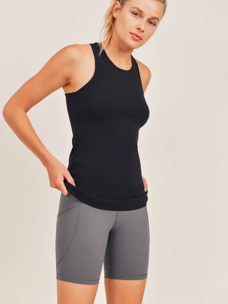 Athleisure Essential Tank Top Black